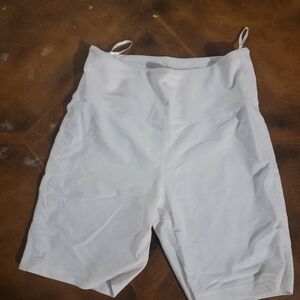 SHEIN Women's White Bike Shorts